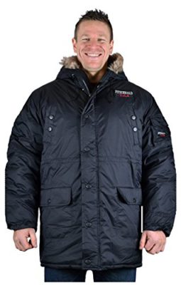 Big-Mens-Black-Fitzgerald-Oates-Parka-Coat-Size-2xl-3xl-4xl-5xl-0