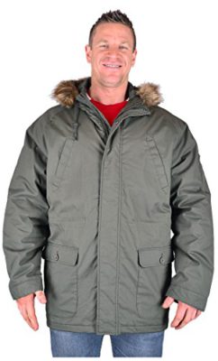 Big-Mens-Olive-Espionage-Oakey-Fishtail-Parka-Coat-2xl-3xl-4xl-5xl-6xl-7xl-8xl-0