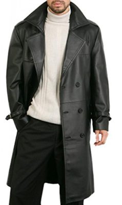 DashX-Mens-Classic-Leather-Trench-Coat-0