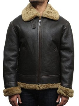 Mens-Aviator-B3-World-War2-Real-Shearling-Sheepskin-Flying-Jacket-BNWT-0-0