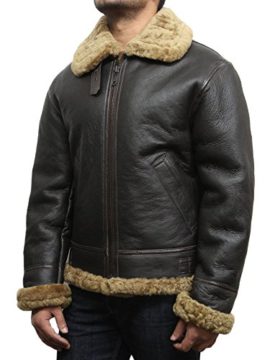 Mens-Aviator-B3-World-War2-Real-Shearling-Sheepskin-Flying-Jacket-BNWT-0-1