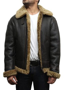 Mens-Aviator-B3-World-War2-Real-Shearling-Sheepskin-Flying-Jacket-BNWT-0