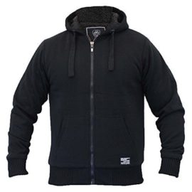 Mens-Hooded-Jacket-Dissident-Zip-Up-Warm-Hoodie-Sherpa-Fleece-Lined-Coat-0