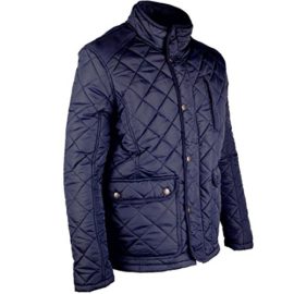 Mens-Raiken-Diamond-Quilted-Cord-Trim-Jacket-Zip-Up-Coat-Size-0-1