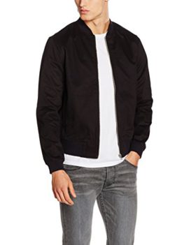 New-Look-Mens-Cotton-Twill-Bomber-Long-Sleeve-Varsity-Jacket-0