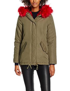 New-Look-Womens-Red-Fur-Parka-Coats-0