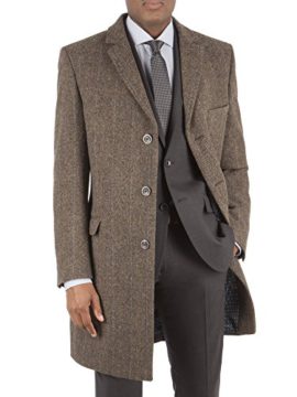 Suit-Direct-Racing-Green-Brown-Check-Tailored-Fit-Wool-Overcoat-0046101-Tailored-Fit-Overcoat-0