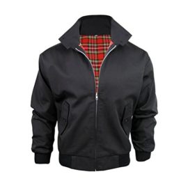 Vintage-Harrington-New-Adults-British-Made-Harrington-Jacket-Coat-Bomber-Classic-1970S-Vintage-Retro-Mod-Skin-Scooter-Tartan-Lining-0