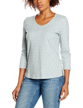 Dash-Womens-Grey-Marl-Tile-Print-Top-0