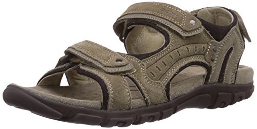 Geox Men's UOMO SANDAL STRADA A Fashion Sandals