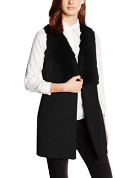 New-Look-Womens-Half-Fur-Sleeveless-Coat-0