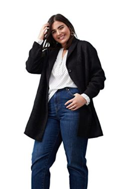 VIOLETA-Plus-Size-Textured-cotton-blend-coat-0