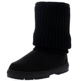 Womens-Short-Knitted-Cardy-Slouch-Winter-Snow-Rain-Outdoor-Warm-Shoe-Boots-0