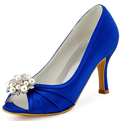 ElegantPark EP2094AE Women Peep Toe AE Removable Shoe Clips Pumps High ...