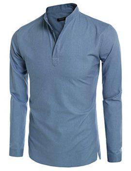 Coofandy-Mens-Casual-Long-Sleeve-henley-T-shirts-Slim-Fit-Polo-Shirt-0