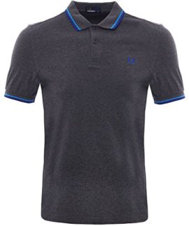 Fred-Perry-Mens-Twin-Tipped-M3600-Polo-Shirt-Graphite-0