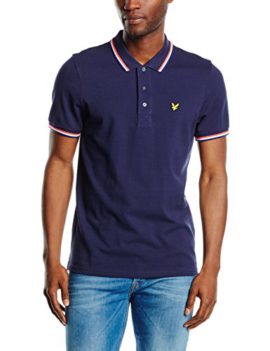 Lyle-Scott-Mens-Tipped-Short-Sleeve-Polo-Shirt-0