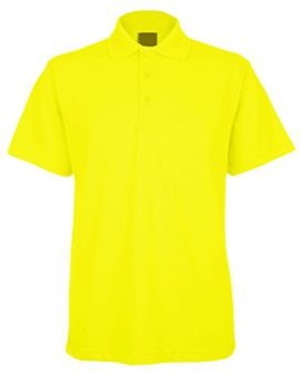 Mens-Classic-Pique-Polo-Shirt-Yellow-4XL-0