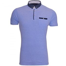 Mens-Designer-Brave-Soul-Polo-T-Shirt-Collar-Smart-Casual-Short-Sleeved-Top-Chest-Pocket-0