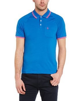 Original-Penguin-Mens-Solid-with-Pink-Tipping-Short-Sleeve-Polo-Shirt-0