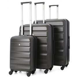 Aerolite-Lightweight-4-Wheel-ABS-Hard-Shell-Luggage-Suitcase-Travel-Trolley-3-Piece-Set-21-Cabin-25-29-Charcoal-0