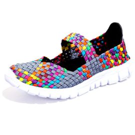 Blivener-Women-Woven-Light-Weight-Elastic-Trainer-Comfort-Slip-On-Sport-Water-Shoes-0