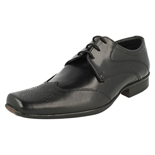 Clarks Men's Lace-Up Derby Shoes Affix Moscow Black Leather