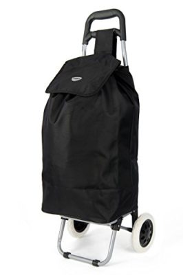 Hoppa-1-year-warranty-23-Black-Lightweight-hard-wearing-and-light-weight-microfiber-material-wheeled-shopping-trolley-60x24x33cm-47L-182kg-Black-0