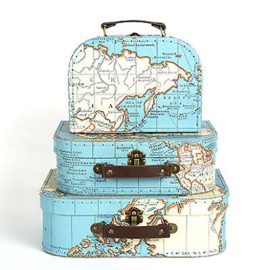 Sass-Belle-Set-of-3-World-Map-Suitcases-Storage-Boxes-0