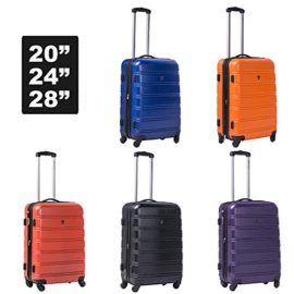 Travelhouse-ABS-Hard-shell-Travel-Trolley-Suitcase-4-wheel-Luggage-set-Hand-Luggage-0