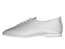 White-Leather-Full-Rubber-Sole-Dance-Stage-Jazz-Modern-Shoes-By-Katz-Dancewear-All-Sizes-0