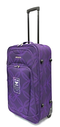 26″ Medium Super Lightweight Expandable Suitcase Luggage Case Trolley Bag Travel With 2 Wheels 4524