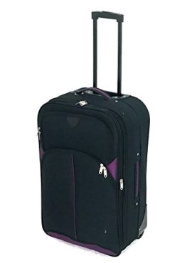 LargeMedium-26-Lightweight-Luggage-Wheeled-Trolley-Suitcase-Case-LM-Travel-Bag-0