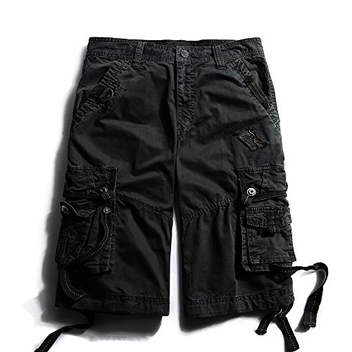 Men's Cotton Loose Fit Multi Pocket Cargo Shorts