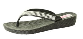 New-Womens-Ladies-Diamante-Flat-Summer-Sandal-Flip-Flops-Beach-Wedge-Jelly-Shoes-0