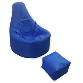 Large-Gaming-Beanbag-Indoor-And-Outdoor-Garden-Lounge-Gamer-Chair-with-matching-Foot-Stool-in-Blue-High-Quality-Water-Resistant-Material-0