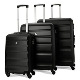 Aerolite-Lightweight-4-Wheel-ABS-Hard-Shell-Luggage-Suitcase-with-Built-in-TSA-Combination-Lock-0