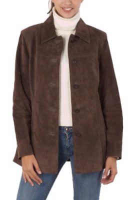 BGSD-Womens-Anna-Suede-Leather-Car-Coat-Regular-Plus-Short-0