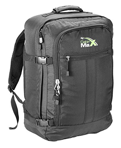 Cabin Max Backpack Flight Approved Carry On Bag Massive 44 litre Travel ...