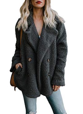 FIYOTE-Womens-Fuzzy-Fleece-Open-Front-Cardigan-Coat-Outwear-with-Pockets-0