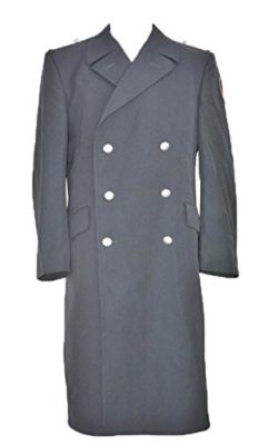 Genuine-German-Army-BW-Grey-Officers-Lined-Trench-Coat-With-Removable-Linear-GRADE-1-USED-0