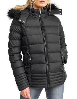 SS7-New-Womens-Padded-Quilted-Fur-Parka-Jacket-Black-Sizes-8-To-16-0