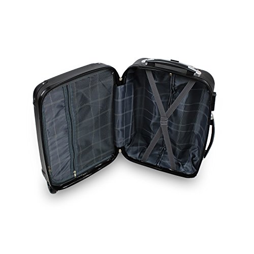 Todeco – Hand Carry Suitcase, Cabin Luggage – Size (wheels included):22 ...