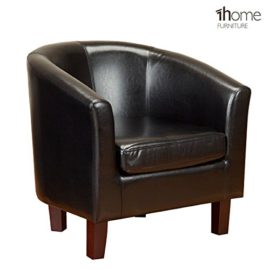 1home-Bonded-Leather-Tub-Chair-for-Dining-Living-Room-Office-Reception-0