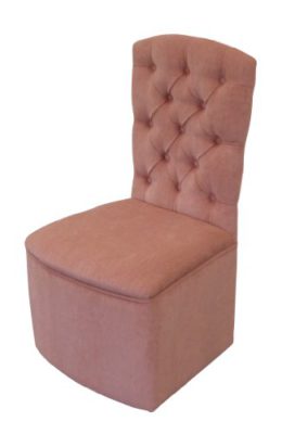 BedroomBoudoir-Chair-in-Luxurious-Pink-Chenille-Fabric-with-Matching-Buttons-0