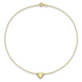 Carissima-Gold-9ct-Yellow-Gold-Heart-Charm-Box-Chain-Anklet-of-24cm95-0