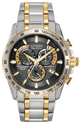 Citizen-Mens-Eco-Drive-Chronograph-Watch-AT4004-52E-with-a-Black-Dial-and-a-Two-Tone-Stainless-Steel-Bracelet-0