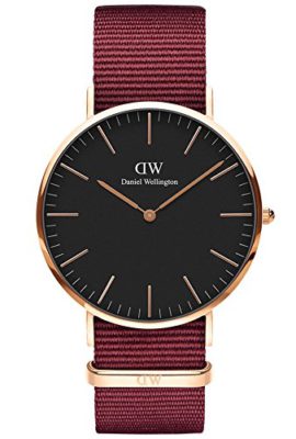 Daniel-Wellington-Unisex-Adult-Analogue-Quartz-Watch-with-Nylon-Strap-DW00100269-0