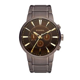 FOSSIL-Million-Dollar-Brown-Chronograph-Stainless-Steel-Watch--Analogue-Mens-Watch-with-Quartz-Movements-Stopwatch-and-Timer-Functionality-0