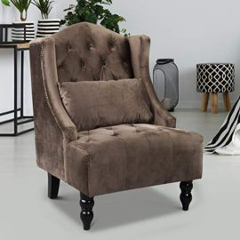 HOMCOM-Tall-Wing-Back-Tufted-Chair-Accent-Vintage-Club-Chair-Reclining-Cinema-Living-Room-Furniture-Nailhead-Sofa-Chair-0-1